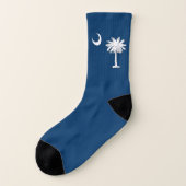 Überall Print Socken mit Flag South Carolina (Links - Außen)
