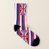 Überall Print Socks mit Flag Hawaii Socken (Links - Innen)