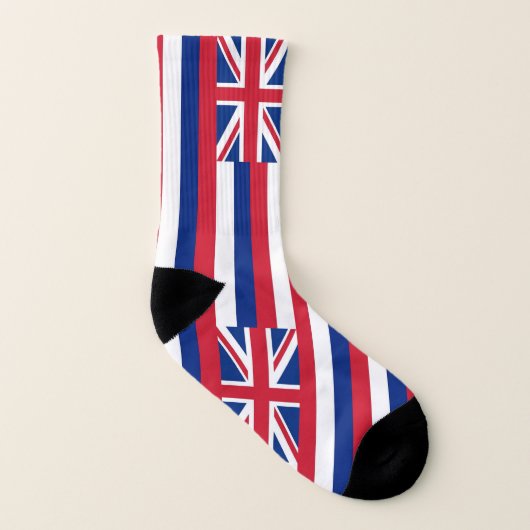 Überall Print Socks mit Flag Hawaii Socken (Links - Innen)