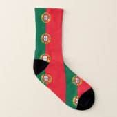 Überall Print Socks mit Flag Portugal Socken (Links - Innen)