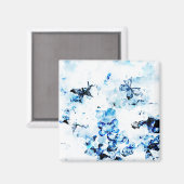 Überall Schmetterlinge Magnet (Vorderseite/Rückseite)