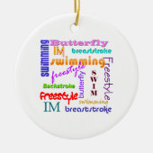 Überall schwimmen keramikornament (Vorne)