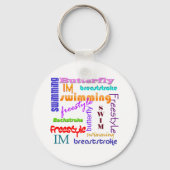 Überall schwimmen schlüsselanhänger (Vorderseite)