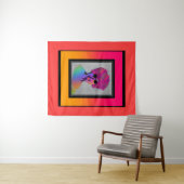 ÜBERALL SIEHE KEINE BEWEISE SPRECHEN KEIN EVIL Exp Wandteppich (Beispiel (Horizontal))