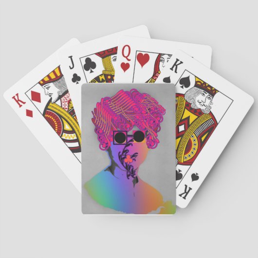 ÜBERALL SIEHE KEINE BEWEISE, SPRECHEN SIE KEINE BE SPIELKARTEN (Rückseite)