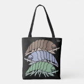 Überall Tasche - 3 Pillen (schwarz) (Rückseite)