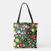 Überall Tasche - Billard (Rückseite)
