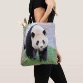 Überall Tasche. Foto Riesenpanda, Panda Geant. Tasche (Von Nahem)