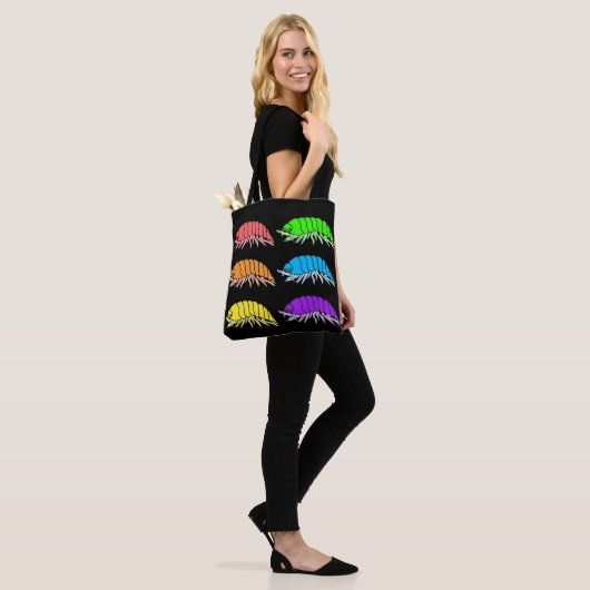 Überall Tasche - Rainbow Pill Bugs (schwarz) (Am Model)