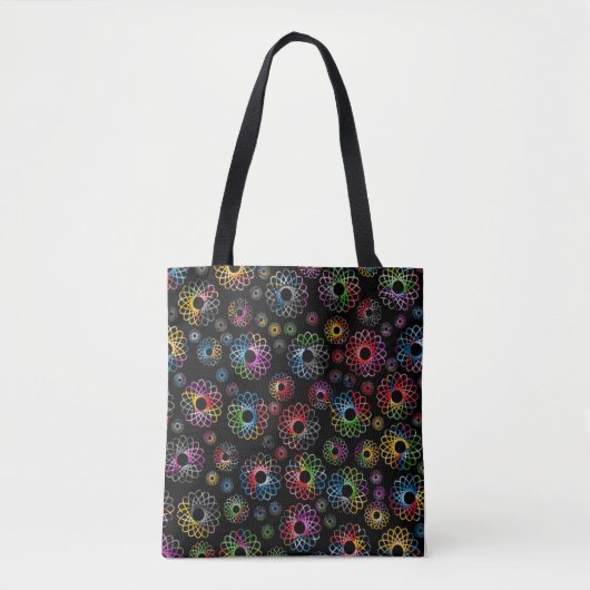 Überall Tasche - Spirograph trifft Schwarzen Magie (Vorderseite)