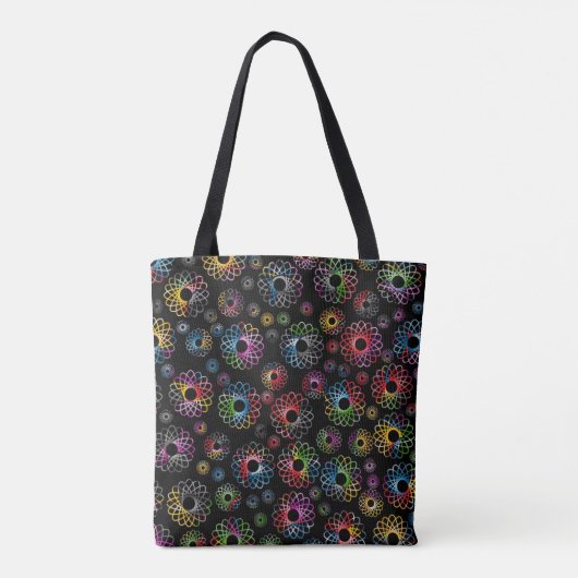 Überall Tasche - Spirograph trifft Schwarzen Magie (Rückseite)