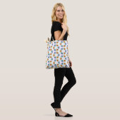 Überall Tasche - Weißer Oktopus (Muster weiß) (Am Model)