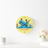 Überall Thunder_Cove Runde Wanduhr (Zuhause)