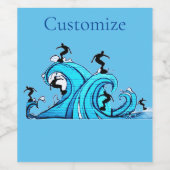 Überall Thunder_Cove Weinetikett (Einzelnes Label)