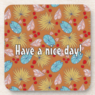 überall tropisch getränkeuntersetzer