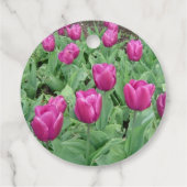 Überall Tulips Vielen Dank Geschenkanhänger (Rückseite)