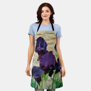 Überall über die Print-Schürze verblüffte Iris Schürze