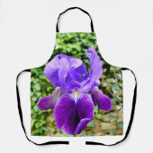 Überall über die Print-Schürze verblüffte Iris Schürze (Vorderseite)