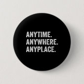 Überall überall Retro Button (Vorderseite)