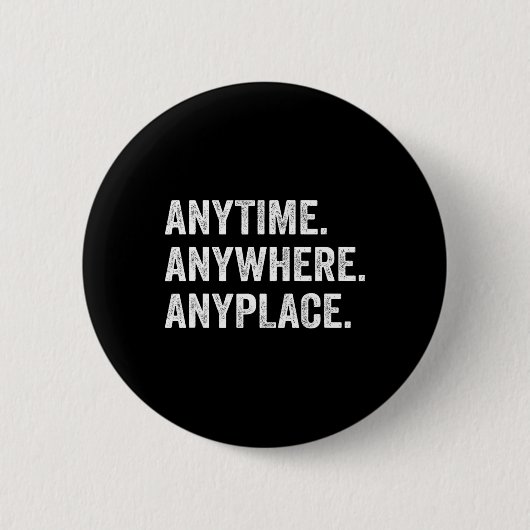 Überall überall Retro Button (Vorderseite)