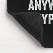 Überall überall Retro Mousepad (Ecke)