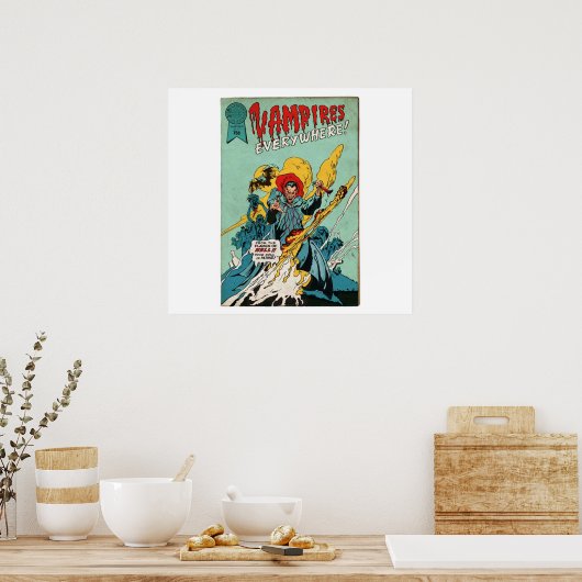 überall Vampire Poster (Küche)
