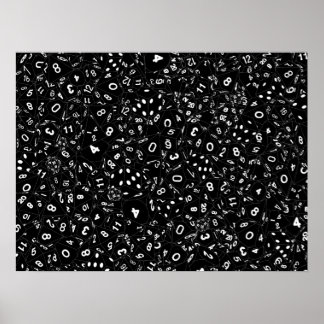 Überall würfeln poster