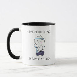 „Überanalysieren ist mein Cardio-Training“-Tasse Tasse