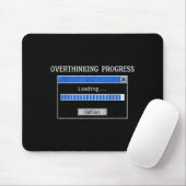 Überanalysieren Laden Lustiger Tech Humor Zitat Mousepad (Mit Mouse)