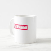 Überanalysiert-Zitat Kaffeetasse (Vorderseite Links)