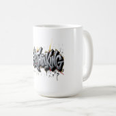 Überanalysierter Chaos Kaffeetasse (VorderseiteRechts)