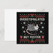 Überanregend, aber festlich Possum Weihnachten Fun (Vorne/Hinten)