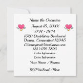 Überarbeitete Aufforderung zur Einreichung von Jed Einladung (Rückseite)