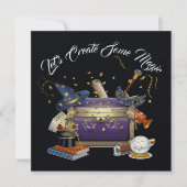 Überarbeitete Einladung zum Erstellen von Magie (Vorderseite)