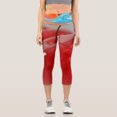 Überarbeitete Legins für perfekten Stil und Flexib Capri Leggings (Vorderseite)