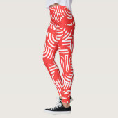 Überarbeitete Legins rot Effortous Style & Flexibl Leggings (Links)
