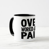 Überarbeitete Tasse - wählen Sie Art u. Farbe (Vorderseite Links)