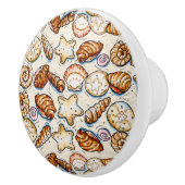 ÜBERARBEITETE winzige Muscheln Tiny Drawer Knobs Keramikknauf (Rechts)