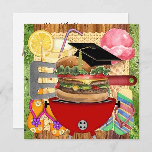 Überarbeiteter Abschluss oder jede Aufforderung zu Einladung (Vorne/Hinten)