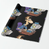 Überarbeiteter Office-Mitarbeiter Funny Tired Mita Geschenkpapier (Ungerollt)