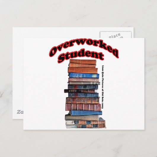 Überarbeiteter Student Postkarte (Vorne/Hinten)