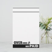 Überarbeitetes stationäres Gerät, angepasst Briefpapier (Stehend Vorderseite)