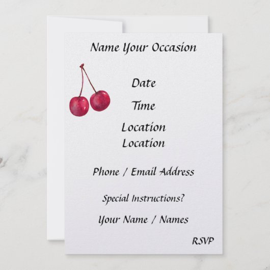 Überarbeitung der Eiscreme - SRF Einladung (Rückseite)