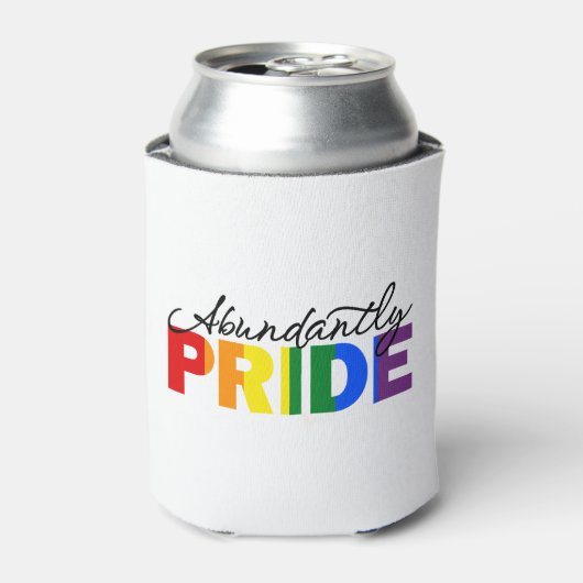 Überaus stolz darauf, Cooler Gay Drink zu sein Dosenkühler (Kanne Vorderseite)