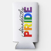 Überaus stolz darauf, Cooler Gay Drink zu sein Selters Dosenkühler (Rückseite)