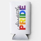 Überaus stolz darauf, Cooler Gay Drink zu sein Selters Dosenkühler (Vorderseite)