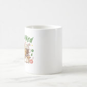 Überbackener und überforderter lustiger Lebkuchenm Kaffeetasse (Mittel)