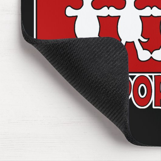 Überbevölkerungsreduzieren! Hunde Mousepad (Ecke)