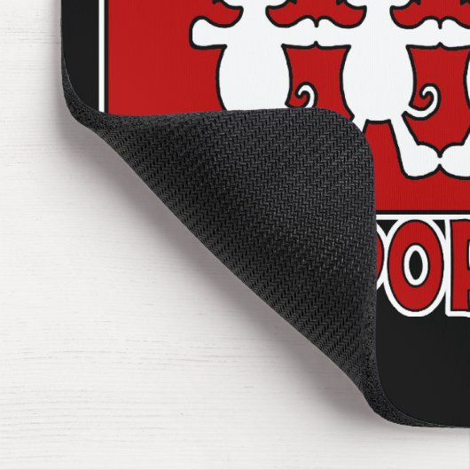 Überbevölkerungsreduzieren! Katzen Mousepad (Ecke)