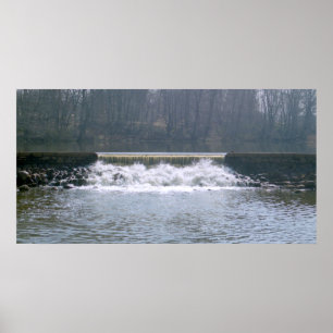 Überblasen über Poster